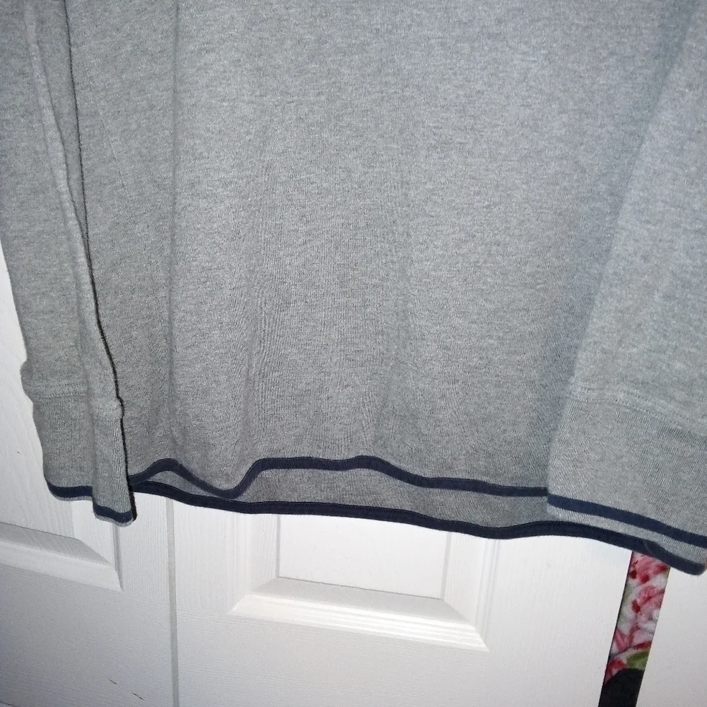 Nautica half zip gray heavy sweater